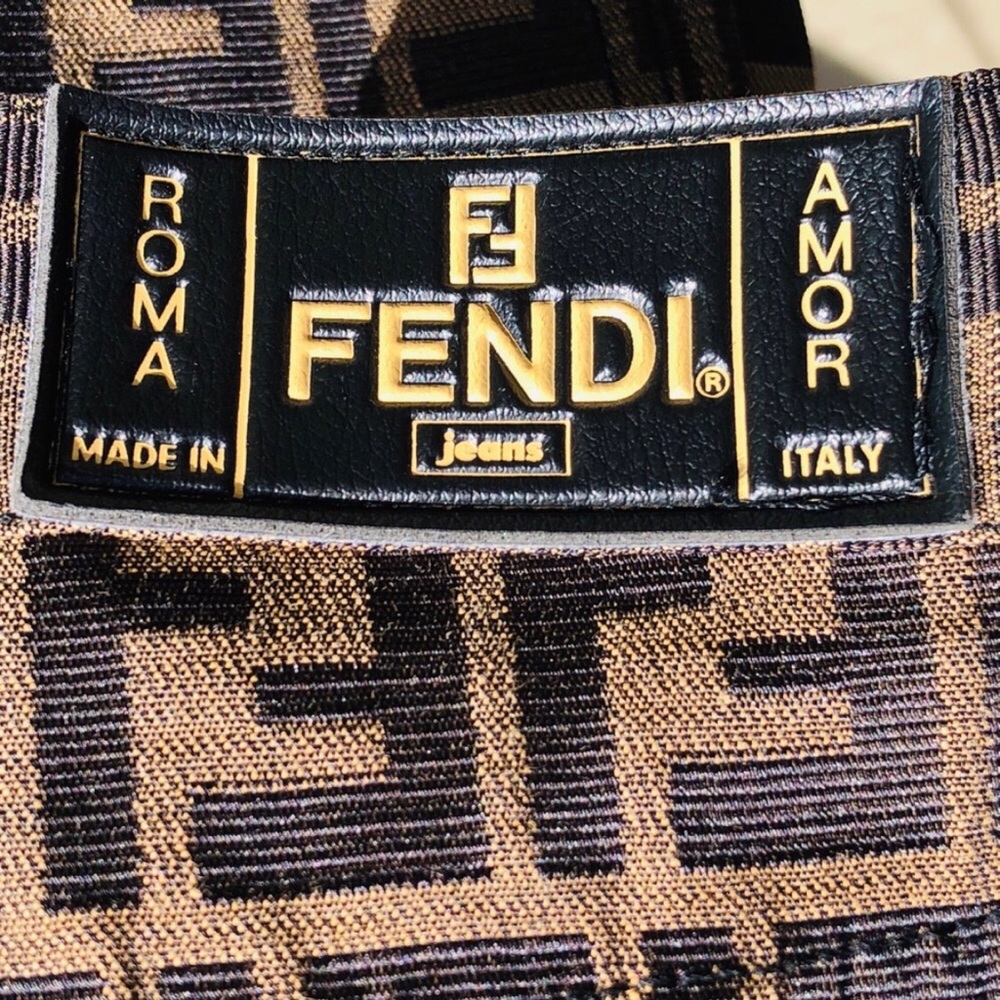 Vintage Fend Zucca Monogram Jeans - Picture 6 of 16